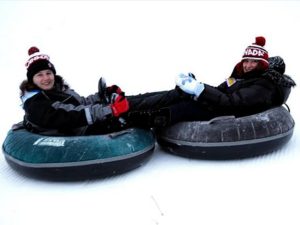 SNOW TUBINGIn Huntsville (10 minutes) Rock Ridge Tubing Park offers 7 tubing runs and a lift back up the hill.